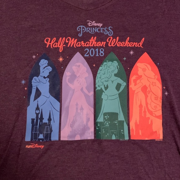 Rundisney Princess 2018 race T-shirt - Picture 2 of 5